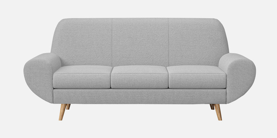 Jessy Fabric 3 Seater Sofa In Lit Grey Colour - Febonic Living