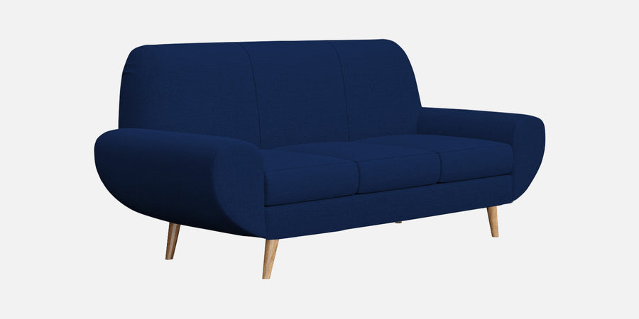Jessy Fabric 3 Seater Sofa In Royal Blue Colour - Febonic Living