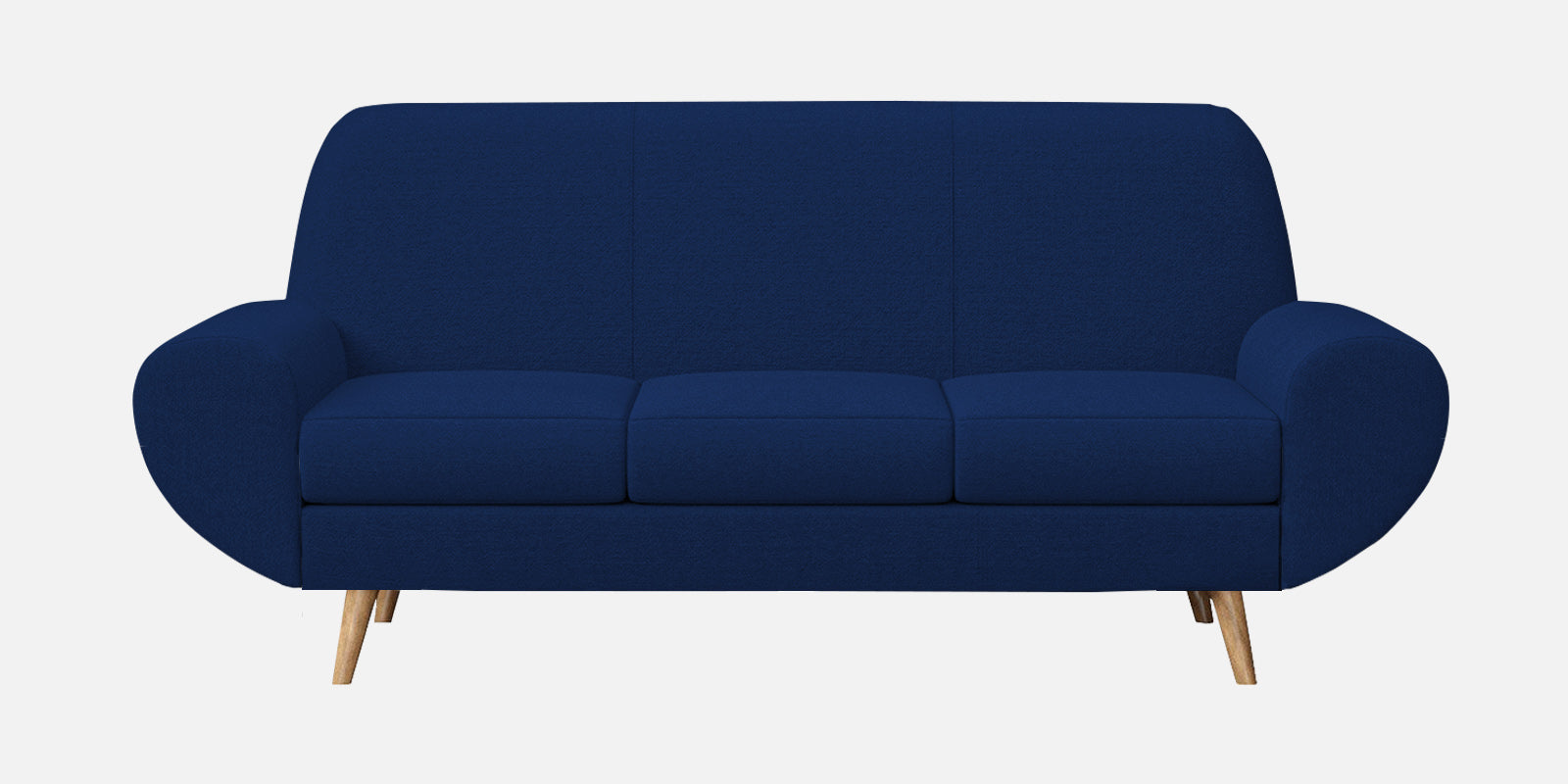 Jessy Fabric 3 Seater Sofa In Royal Blue Colour