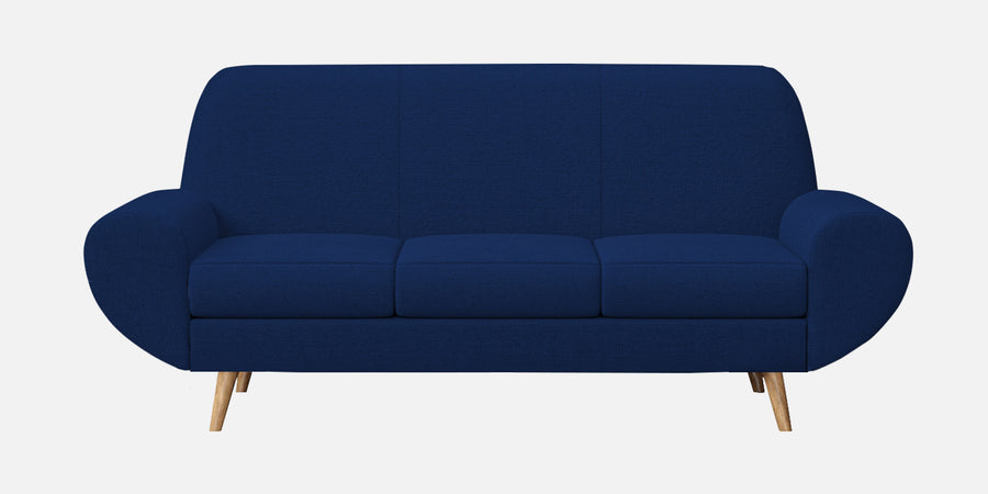 Jessy Fabric 3 Seater Sofa In Royal Blue Colour - Febonic Living