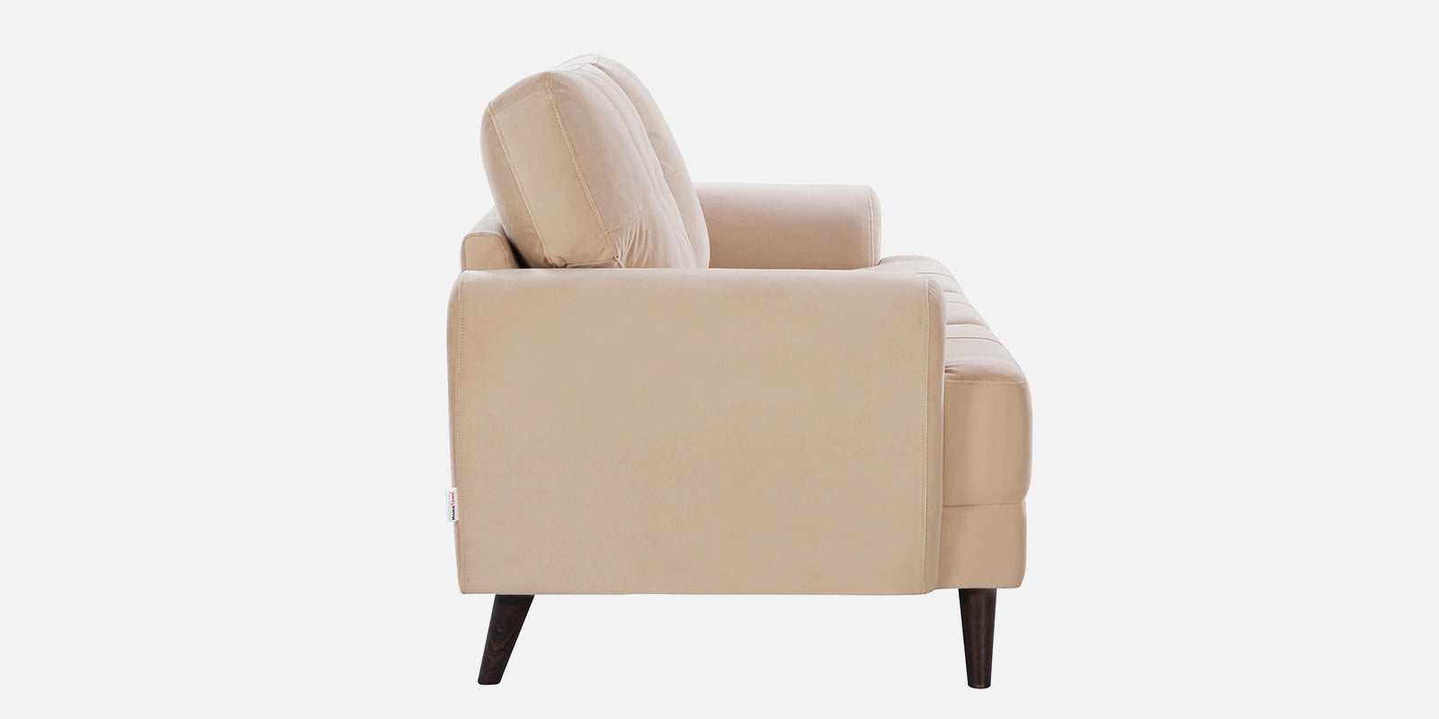 Jisba Fabric 3 Seater Sofa In Beige Colour