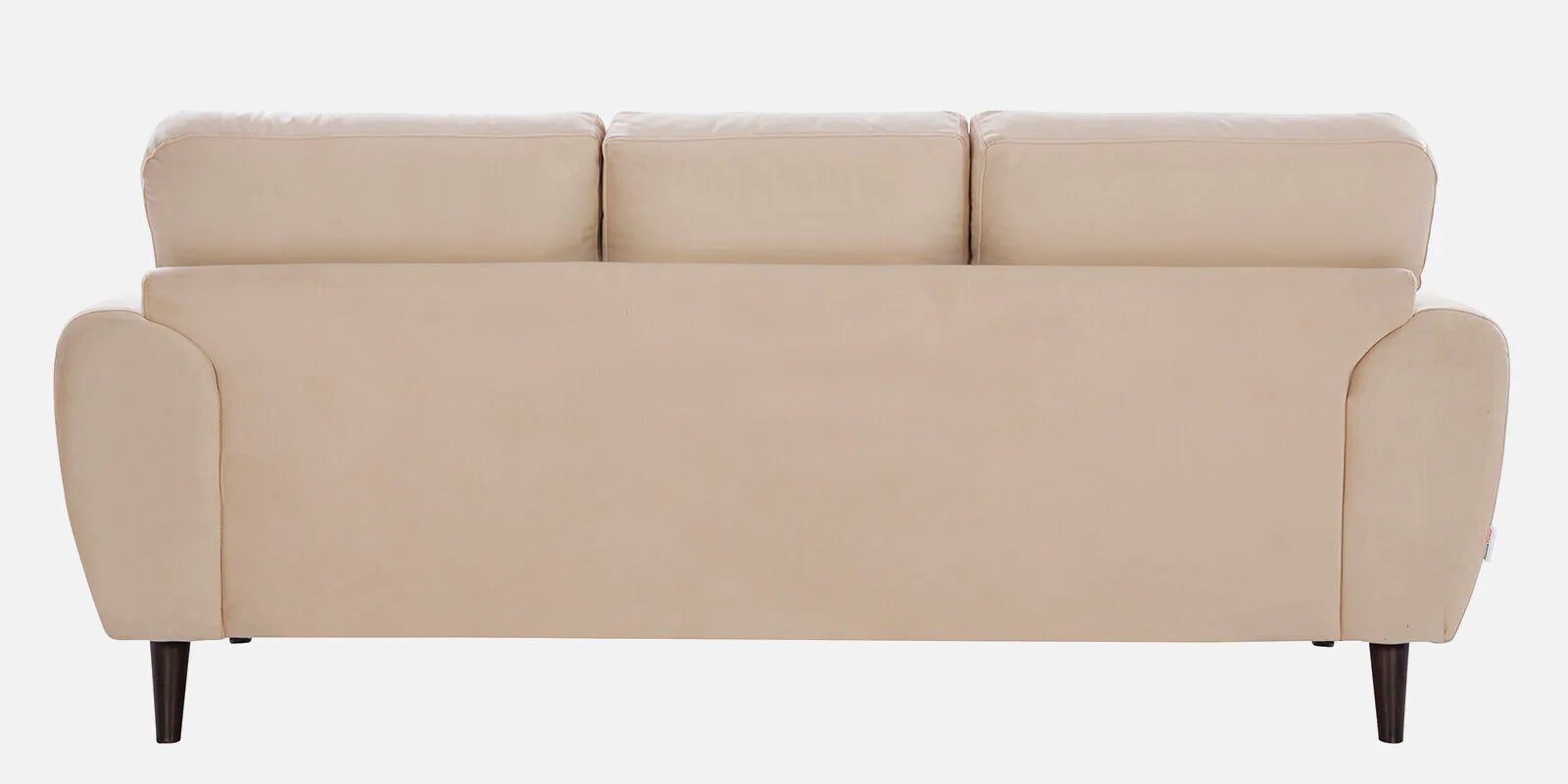 Jisba Fabric 3 Seater Sofa In Beige Colour