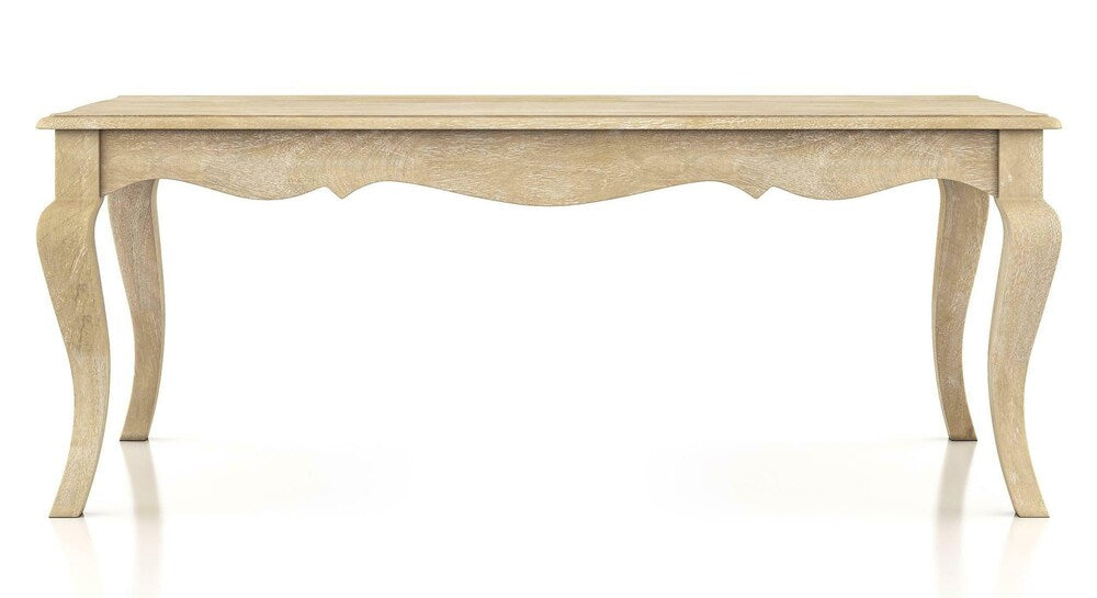 Jonita Rectangular Solid Wood Coffee Table In White Finish