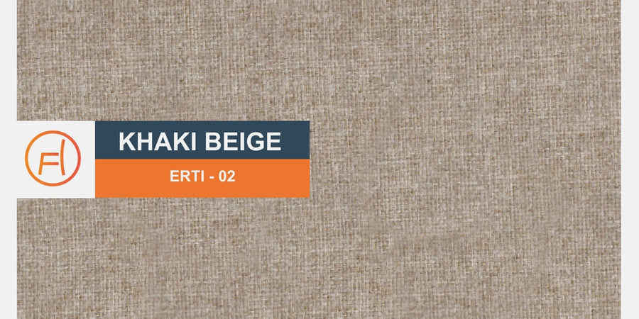 Cobby Fabric 3 Seater Sofa In Khaki Beige Colour - Febonic Living