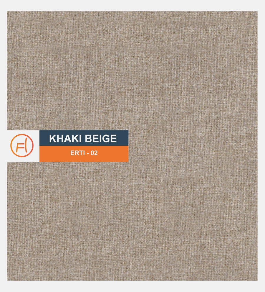 Summer Fabric Bench In Khaki Beige Colour - Febonic Living