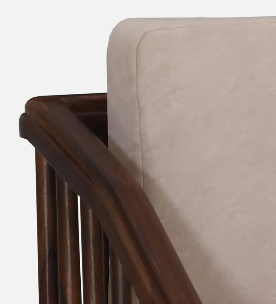 Kotla Sheesham Wood 1 Seater Sofa In Provincial Teak Finish - Febonic Living