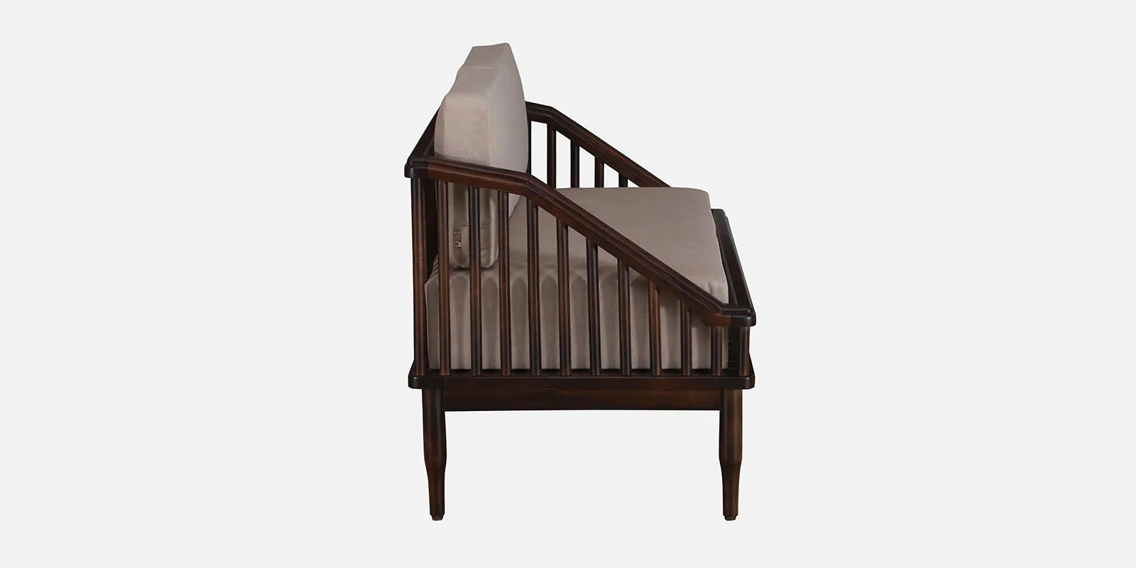 Kotla Sheesham Wood 2 Seater Sofa In Provincial Teak Finish - Febonic Living
