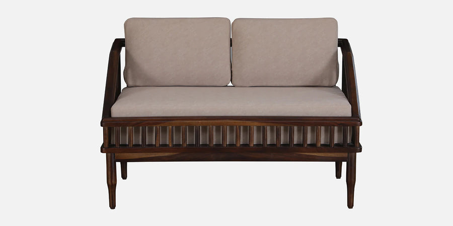 Kotla Sheesham Wood 2 Seater Sofa In Provincial Teak Finish - Febonic Living