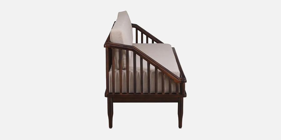 Kotla Sheesham Wood 3 Seater Sofa In Provincial Teak Finish - Febonic Living