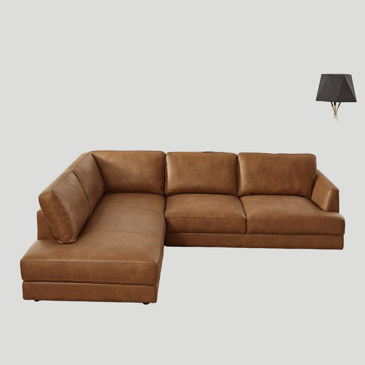 Kavel Fabric Modular Sectional Sofa In Carmel Beige Colour