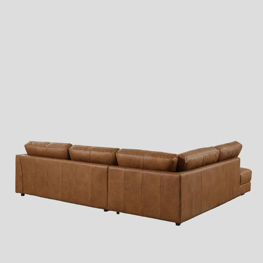 Kavel Fabric Modular Sectional Sofa In Carmel Beige Colour - Febonic Living