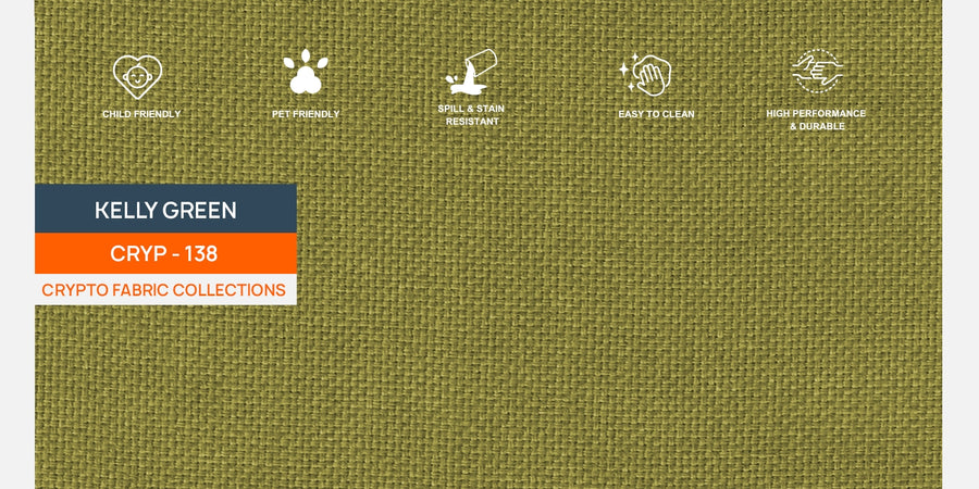 Marsela Fabric 2 Seater Sofa In Kelly Green Colour - Febonic Living