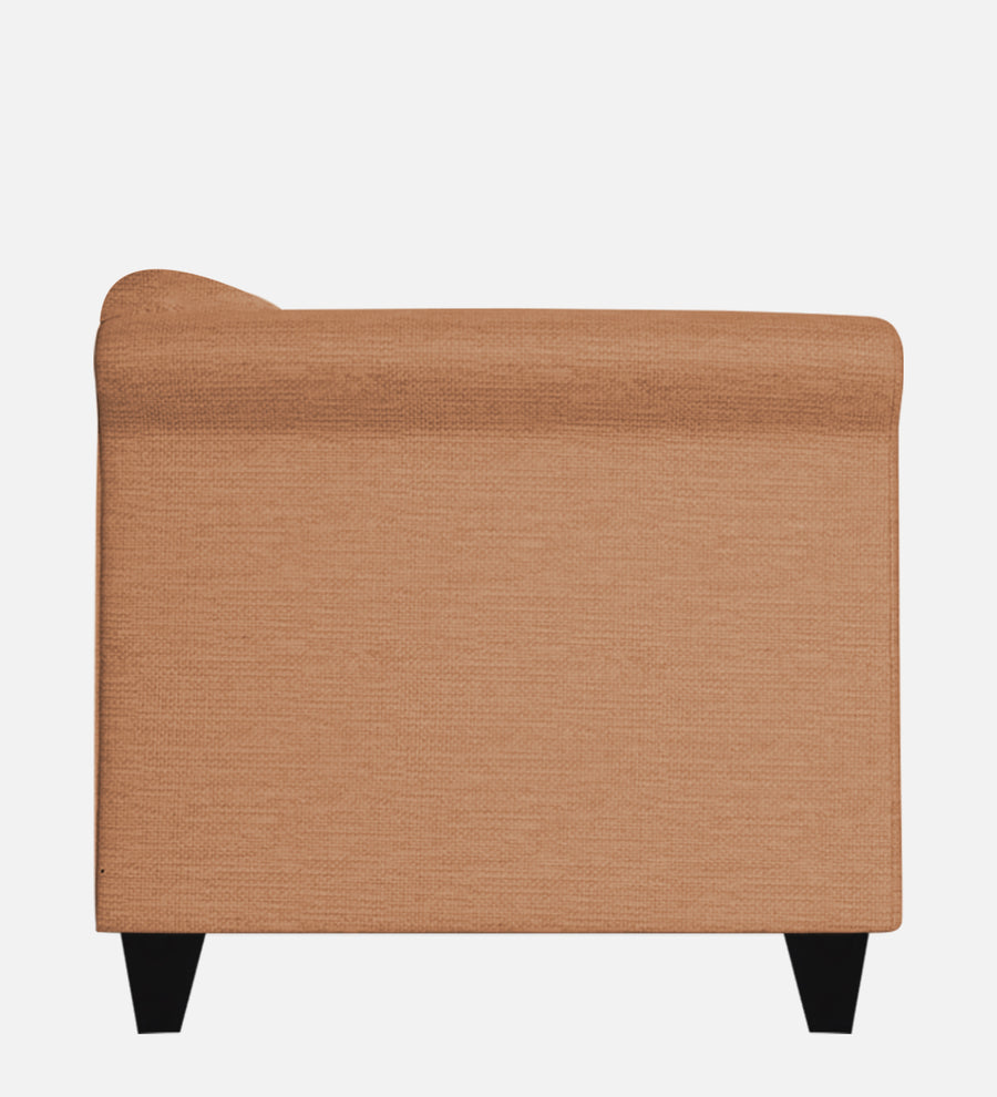 Kimber Fabric 1 Seater Sofa In Cosmic Beige Colour - Febonic Living