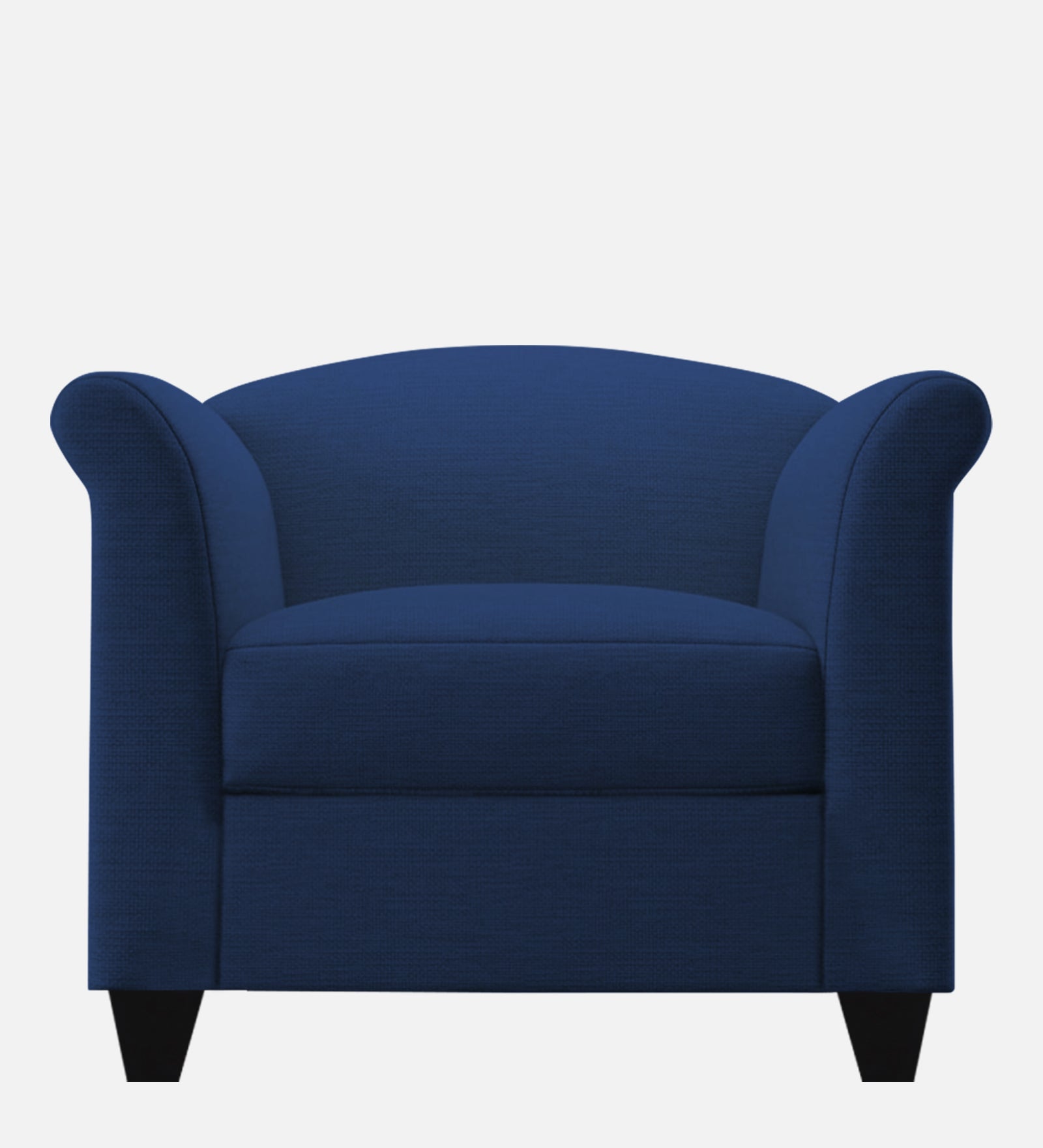 Kimber Fabric 1 Seater Sofa In Royal Blue Colour