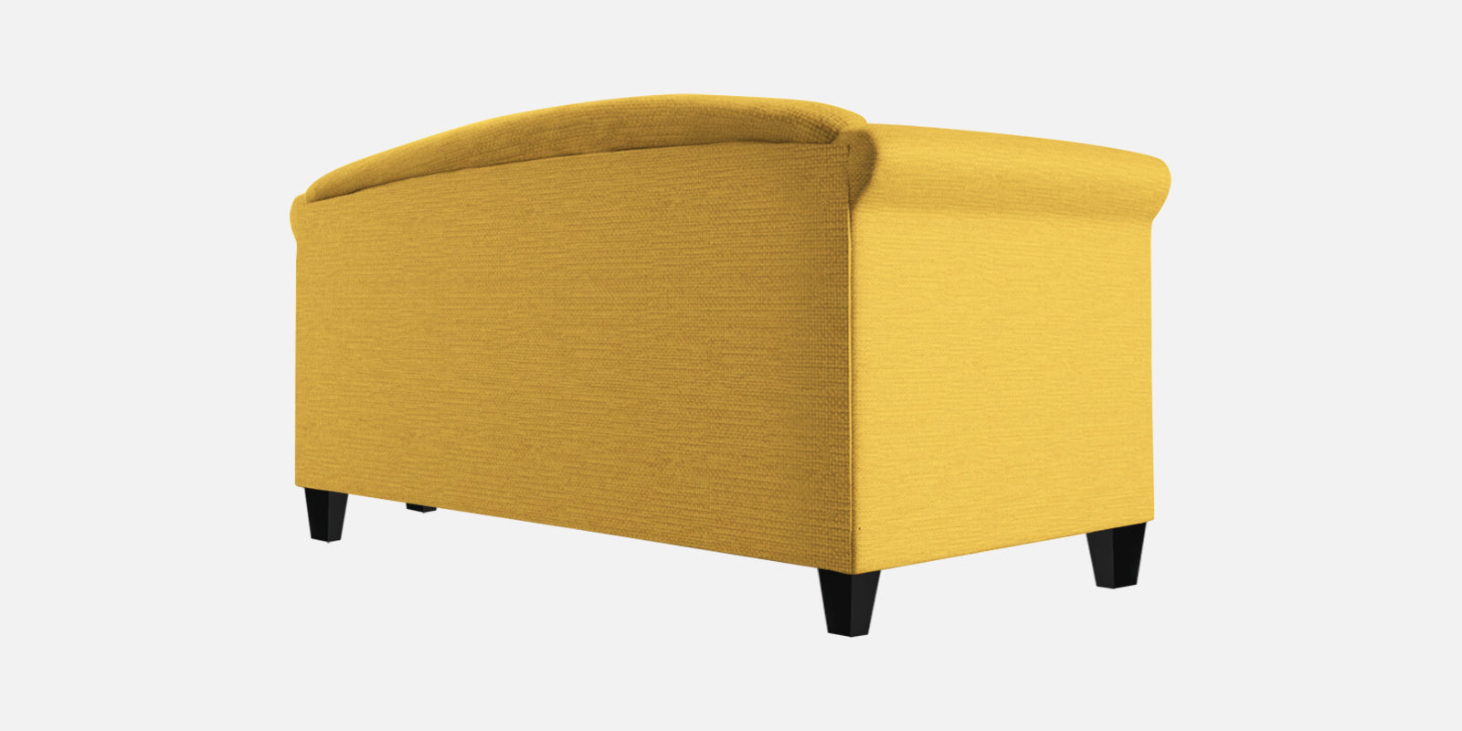 Kimber Fabric 2 Seater Sofa In Bold Yellow Colour