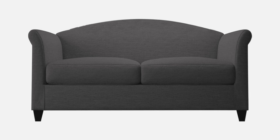 Kimber Fabric 2 Seater Sofa In Charcoal Grey Colour - Febonic Living