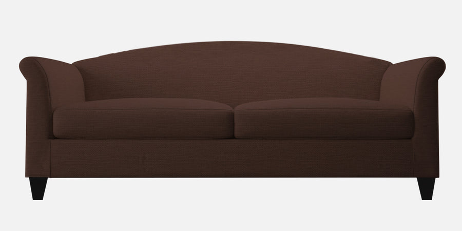 Kimber Fabric 3 Seater Sofa In Coffee Brown Colour - Febonic Living