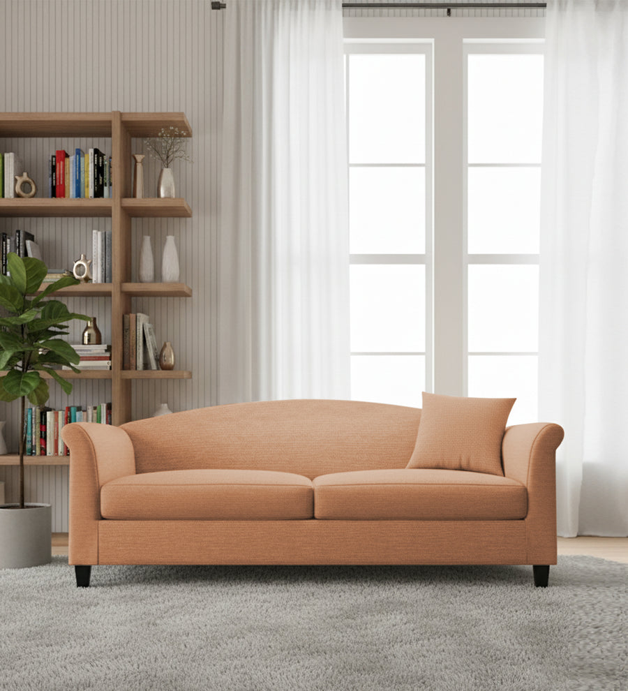 Kimber 3 Seater Fabric Sofa - Cosmic Beige by Febonic Living