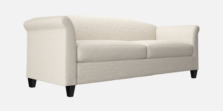 Kimber Fabric 3 Seater Sofa In Ivory Cream Colour - Febonic Living