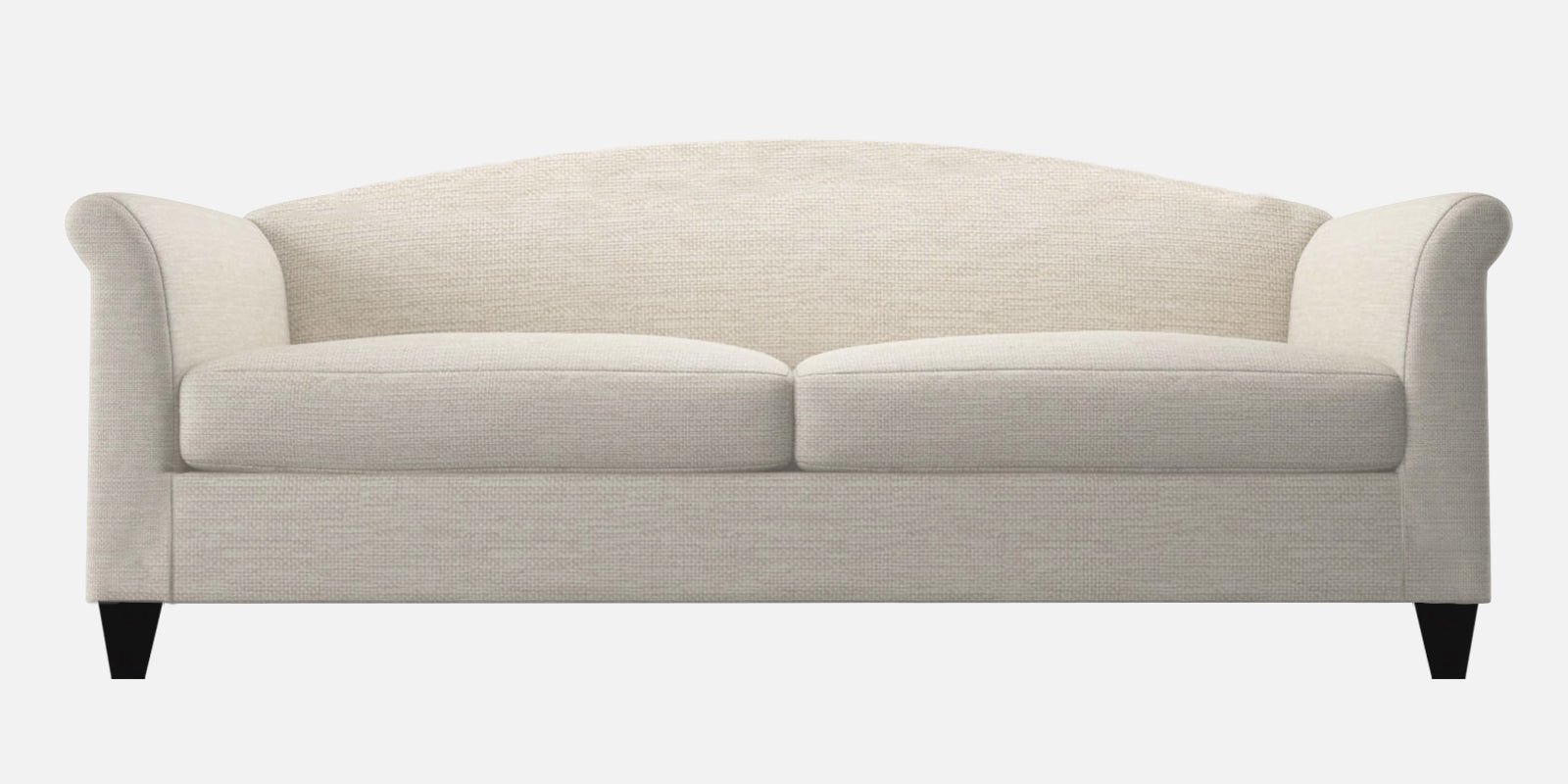 Kimber Fabric 3 Seater Sofa In Ivory Cream Colour