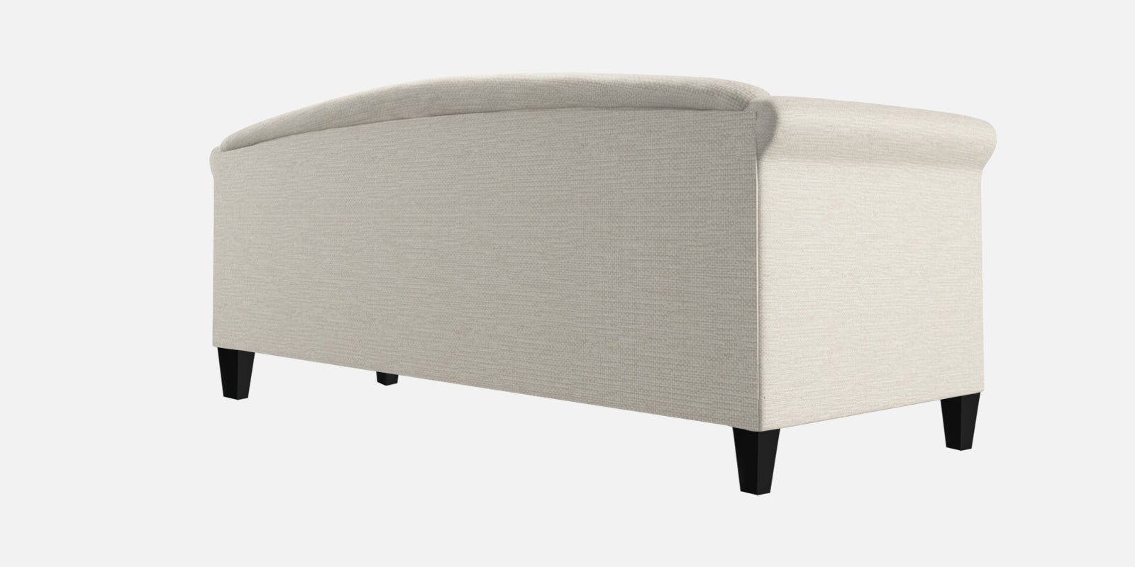 Kimber Fabric 3 Seater Sofa In Ivory Cream Colour