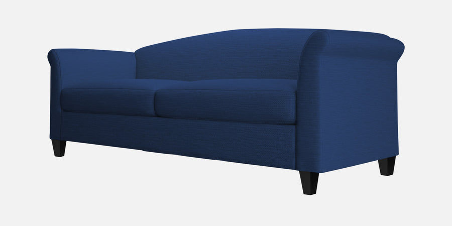 Kimber Fabric 3 Seater Sofa In Royal Blue Colour - Febonic Living