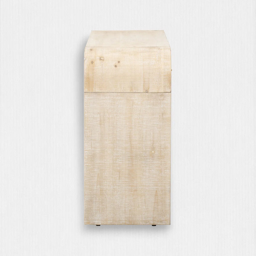 Kynlee Solid Wood Console Table In Natural Wood Finish - Febonic Living