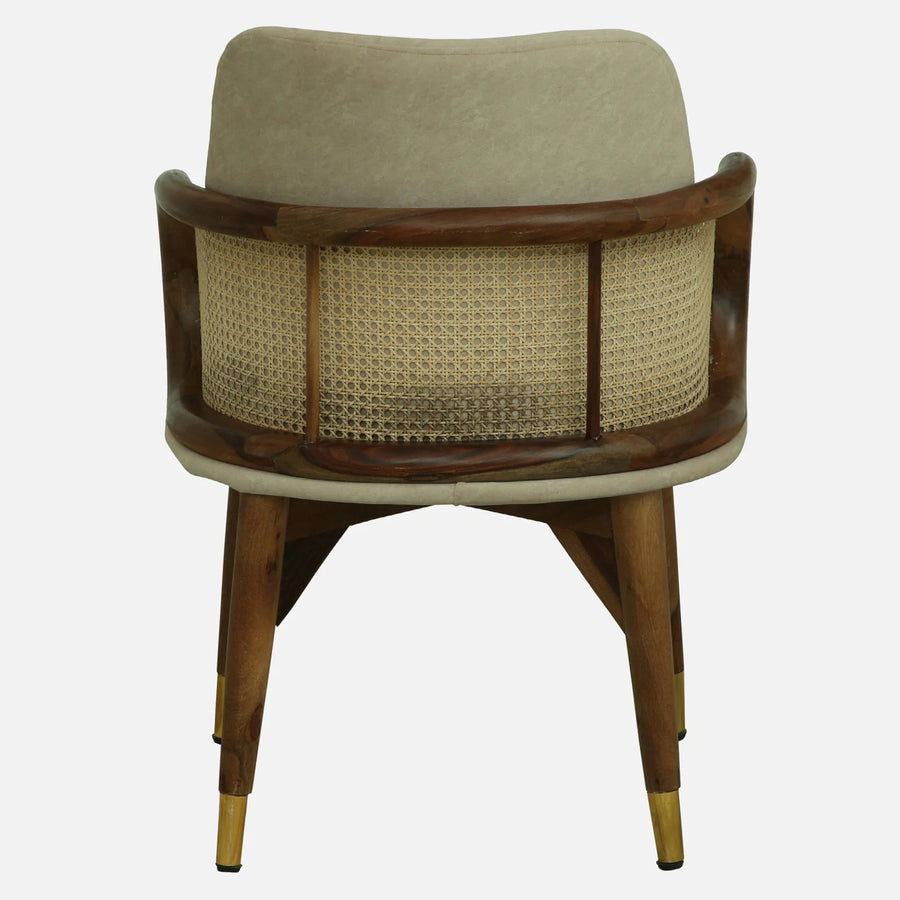 Lara Sheesham Wood Chairs In Provincial Teak Finish (Set Of 2)