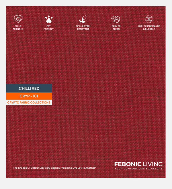 Lenin Crypto Fabric Chilli Red 101 Code