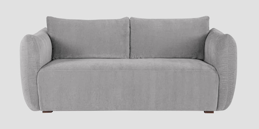 Lisa Fabric 2 Seater Sofa In Dim Grey Colour - Febonic Living