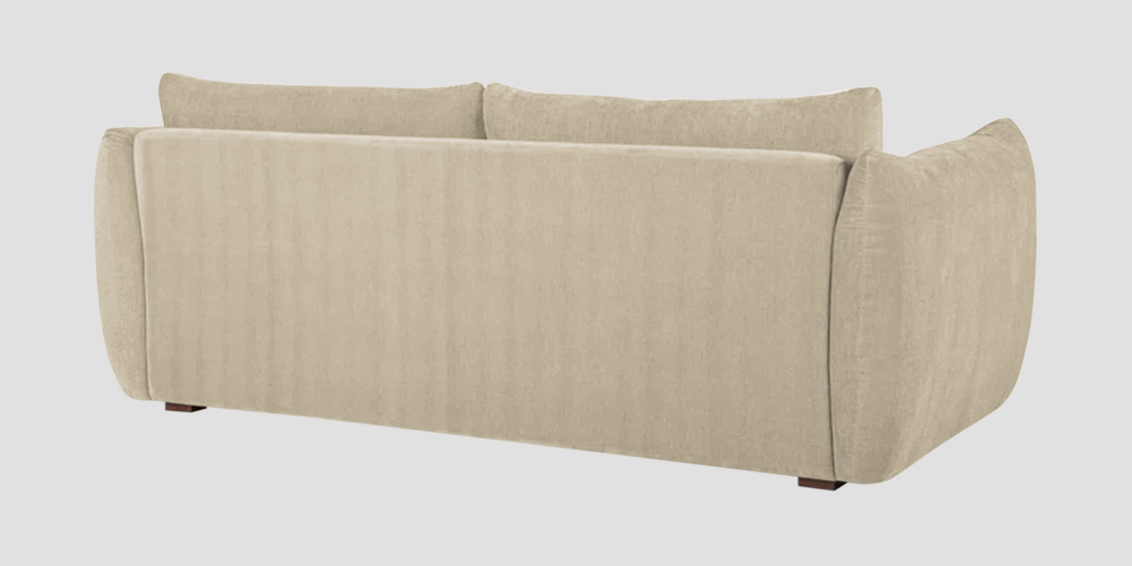 Lisa Fabric 3 Seater Sofa in Cotton Beigen Colour