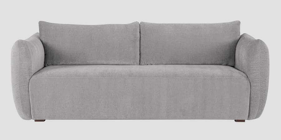 Lisa Fabric 3 Seater Sofa In Dim Grey Colour - Febonic Living