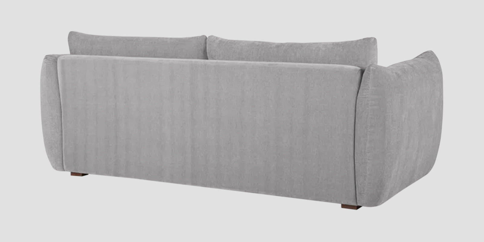 Lisa Fabric 3 Seater Sofa In Dim Grey Colour
