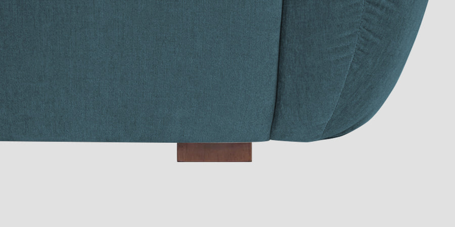 Lisa Fabric 3 Seater Sofa In Sea Blue Colour - Febonic Living