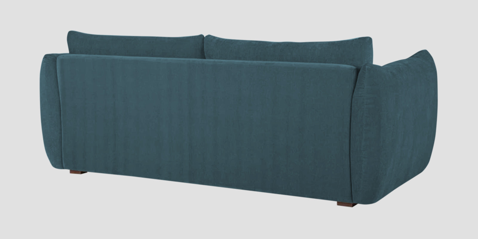 Lisa Fabric 3 Seater Sofa In Sea Blue Colour