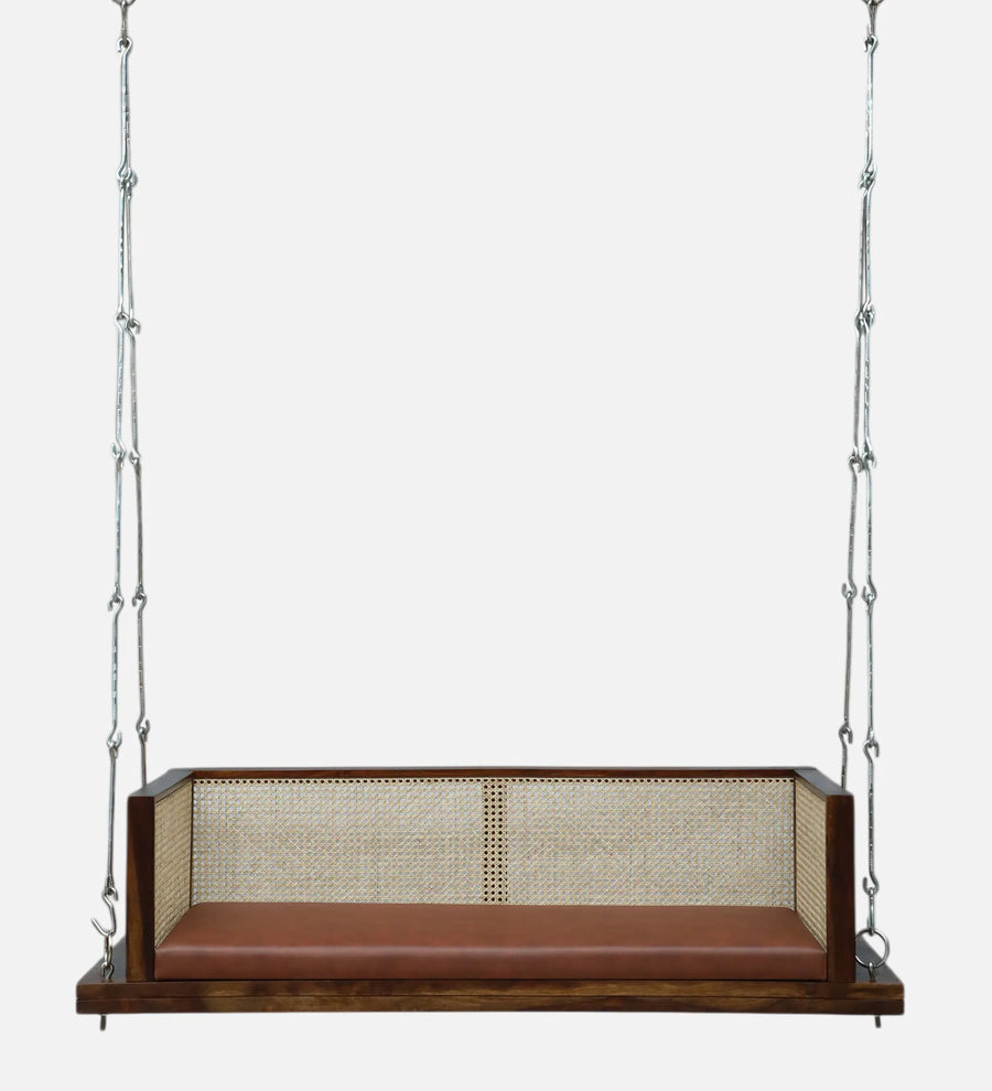 Lisen Sheesham Wood Swing In Provincial Teak Finish