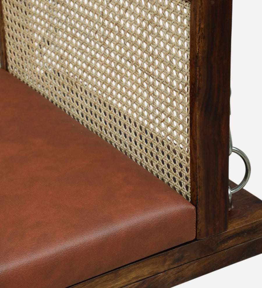 Lisen Sheesham Wood Swing In Provincial Teak Finish