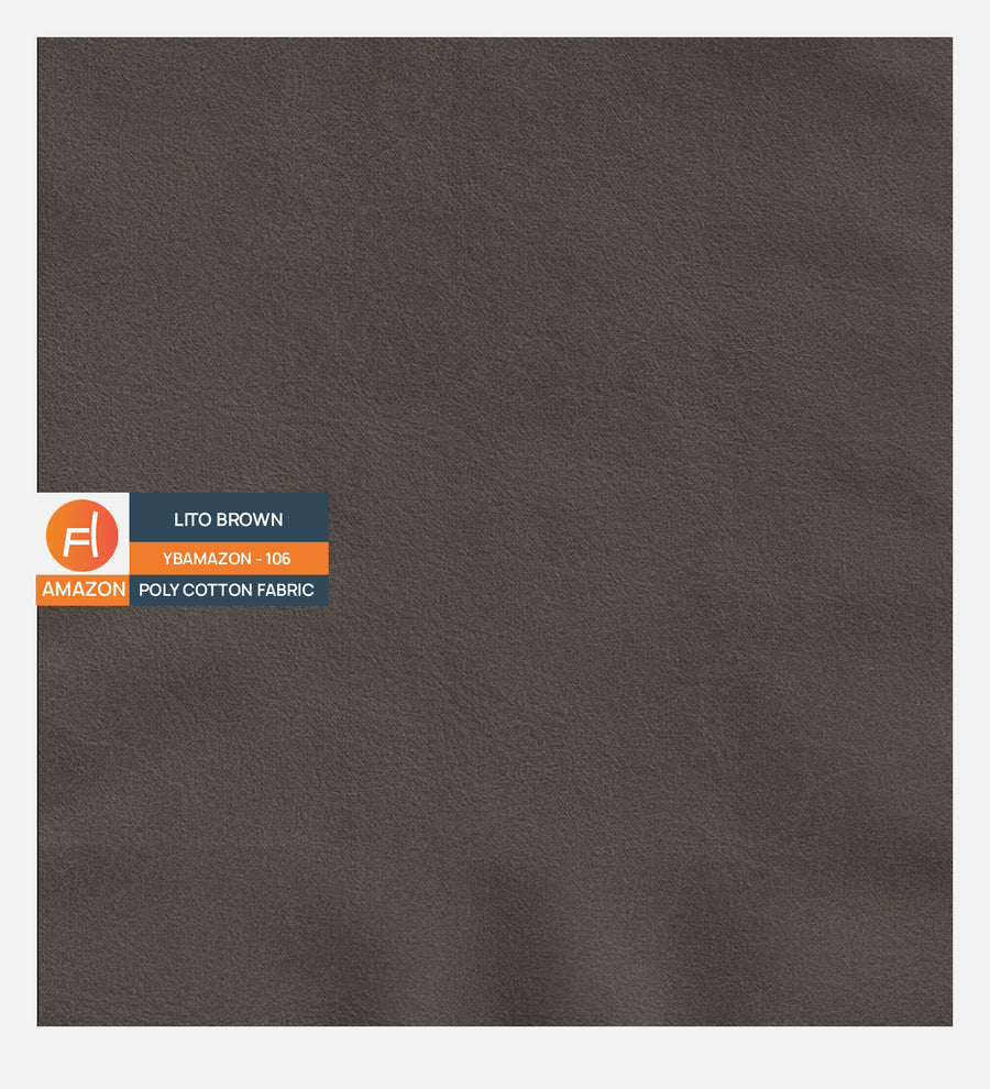 Textured suede Fabric Lito Brown 106 Code by Febonic Living
