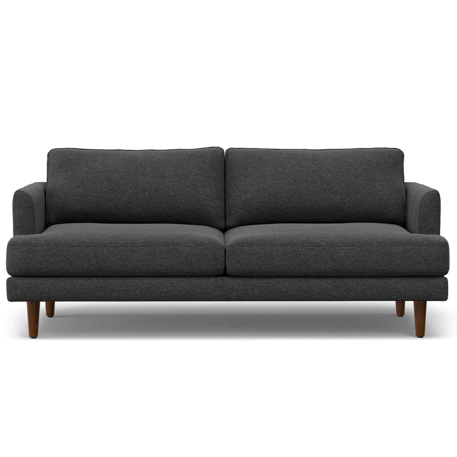 Tangled Fabric 3 Seater Sofa In Charcoal Grey Colour - Febonic Living