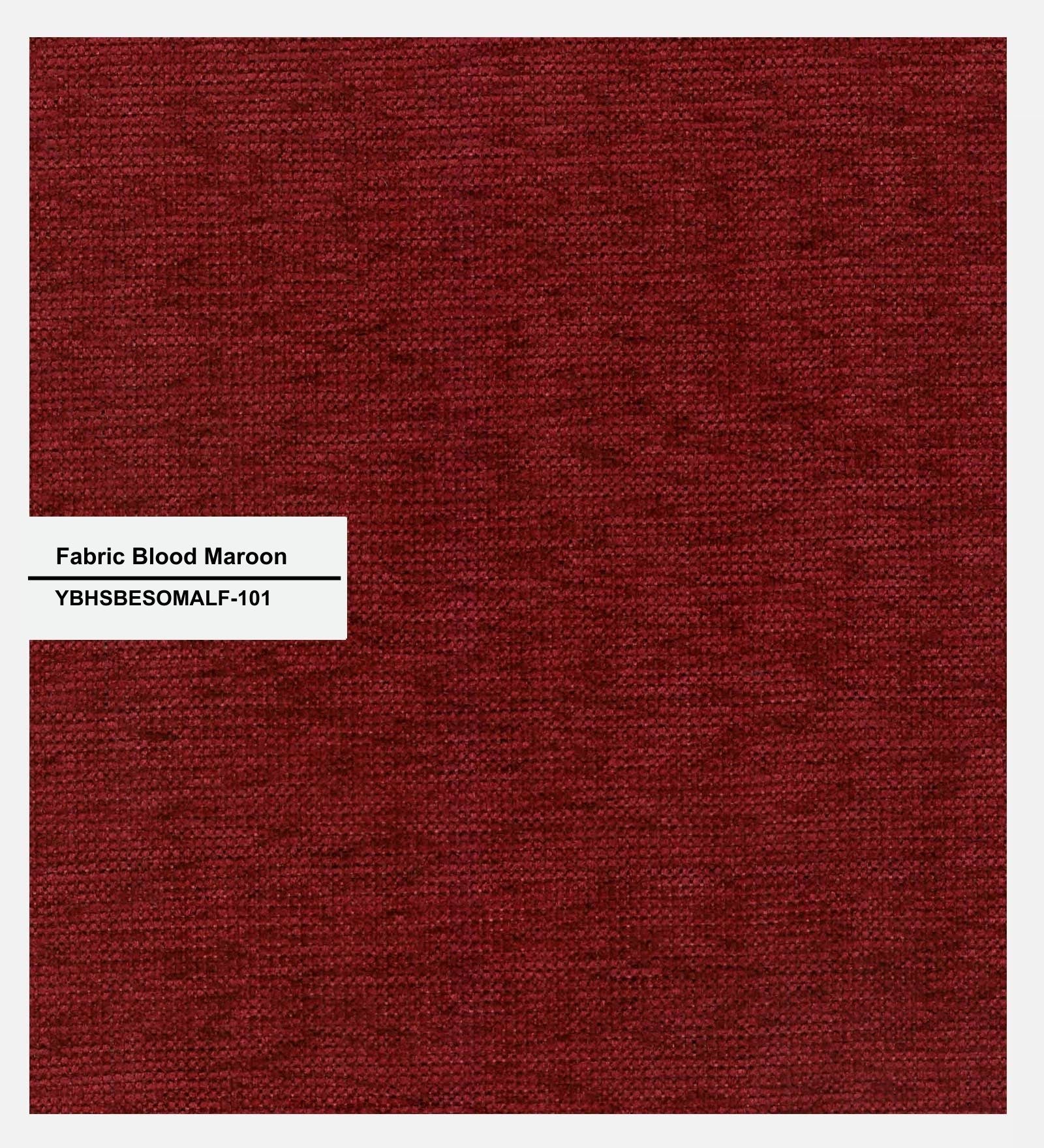 Logan 1 Seater Motorized Fabric Recliner - Blood Maroon - Product Fabric by Febonic Living