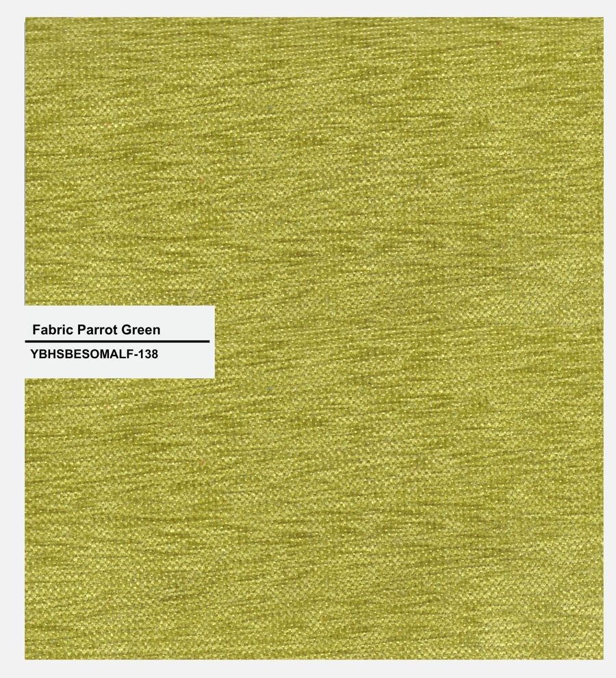 Logan 1 Seater Motorized Fabric Recliner - Parrot Green - Product Fabric by Febonic Living