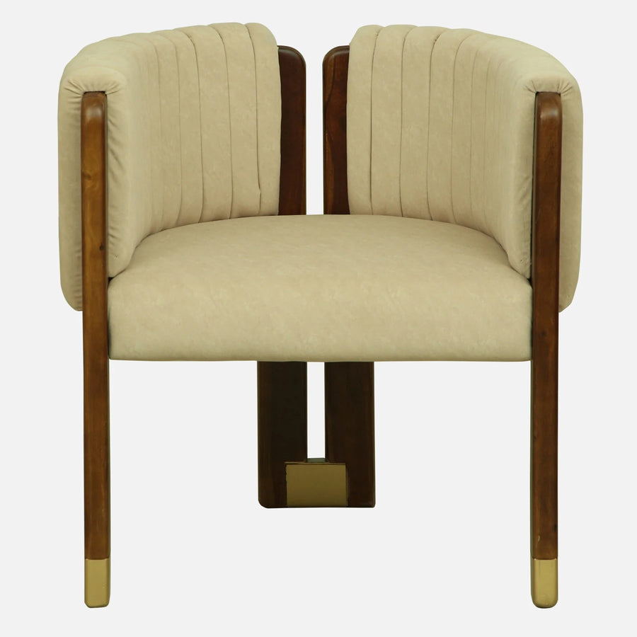 Loka Sheesham Wood Chairs In Provincial Teak Finish (Set Of 2)