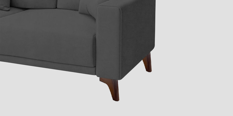 Luca Fabric 2 Seater Sofa In Stone Grey Colour - Febonic Living