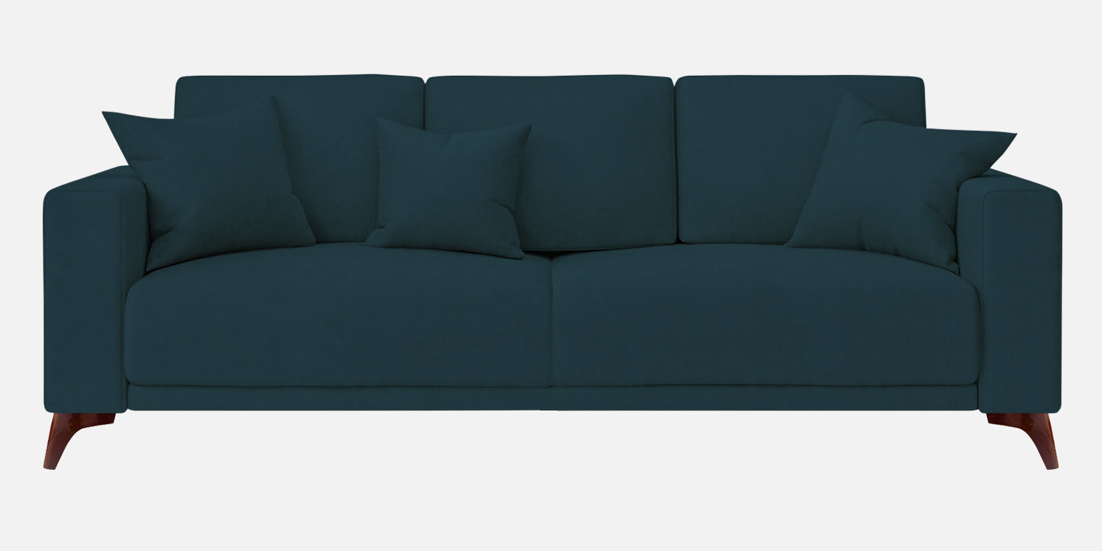 Luca Fabric 3 Seater Sofa In Cool Blue Colour