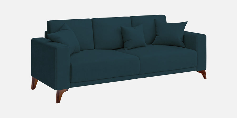Luca Fabric 3 Seater Sofa In Cool Blue Colour 1 - Febonic Living