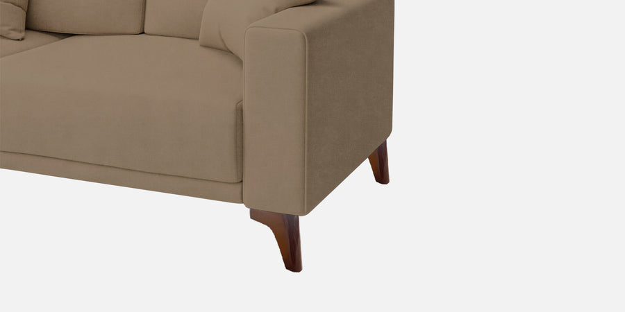 Luca Fabric 3 Seater Sofa In Hezel Beige Colour - Febonic Living