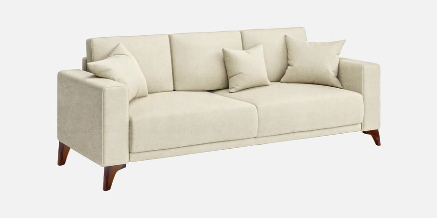 Luca Fabric 3 Seater Sofa In Maple Cream Colour - Febonic Living