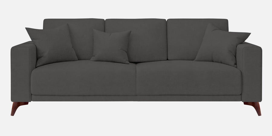 Luca Fabric 3 Seater Sofa In Stone Grey Colour 1 - Febonic Living