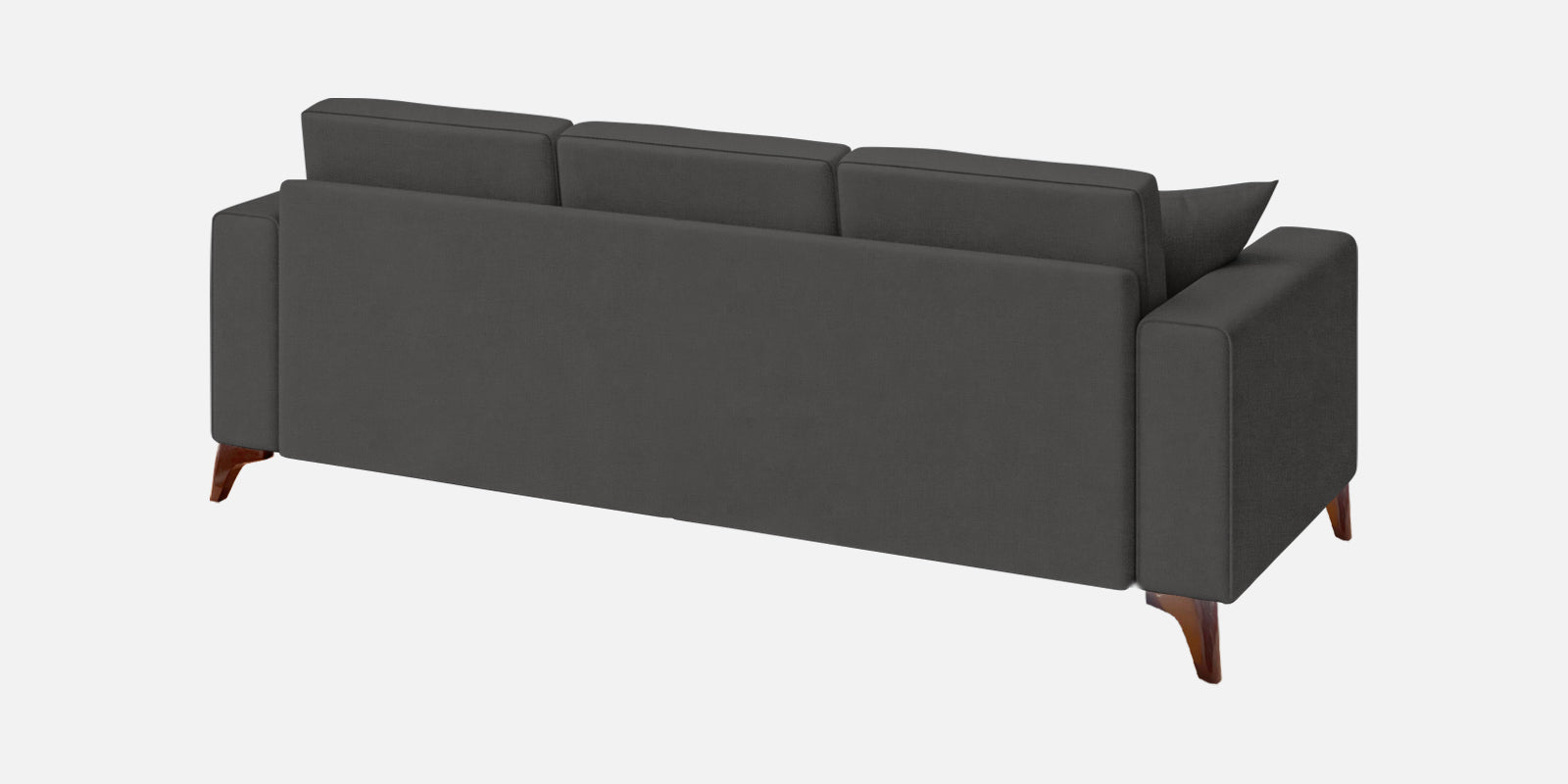 Luca Fabric 3 Seater Sofa In Stone Grey Colour