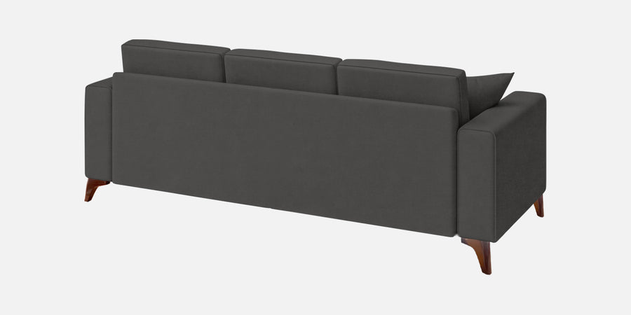 Luca Fabric 3 Seater Sofa In Stone Grey Colour 1 - Febonic Living